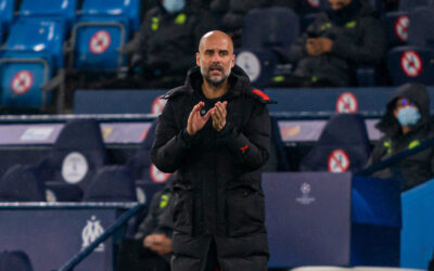 Manchester City's manager Pep Guardiola