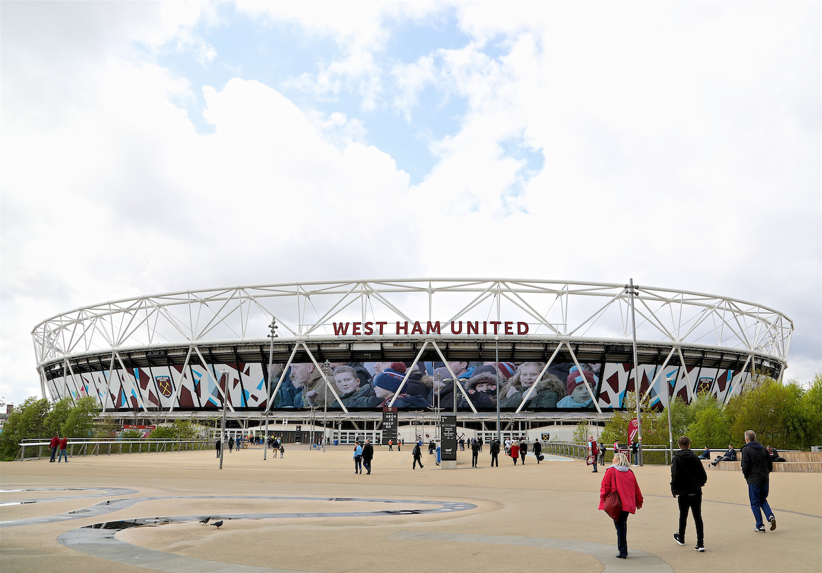 A general view of the London Stadium, home of West Ham United