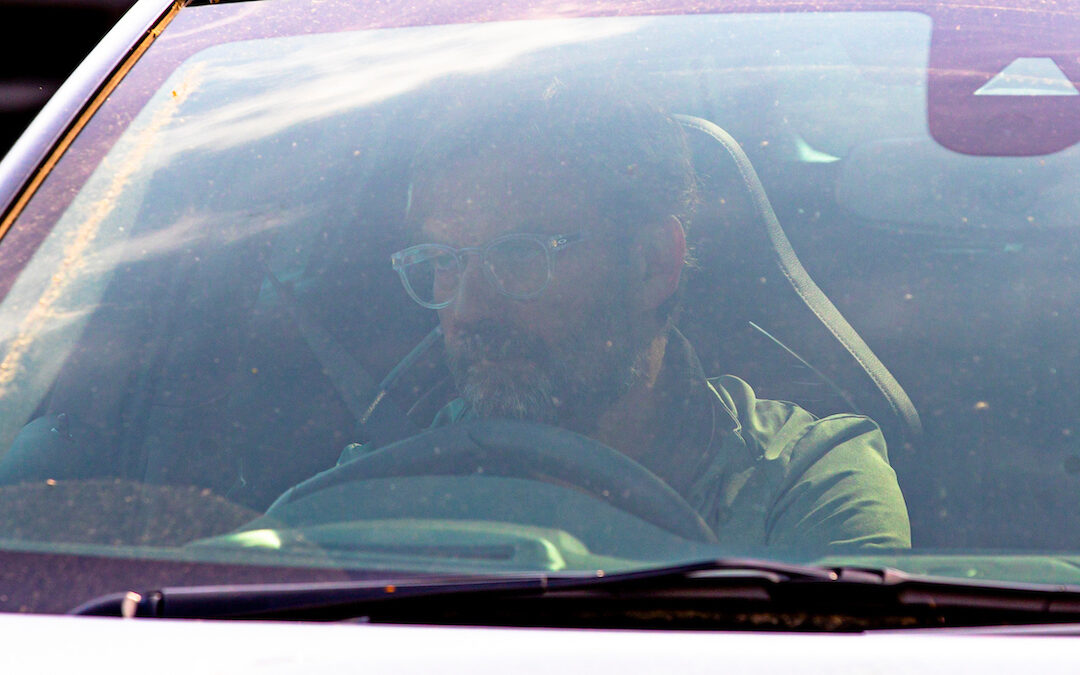 Liverpool's manager Jürgen Klopp arrives at the club's training ground