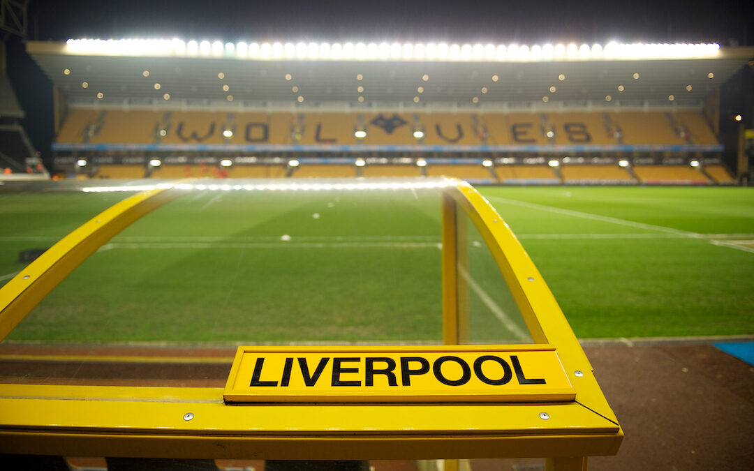 A general view of Molineux, the home of Wolves, before the Premier League match against Liverpool