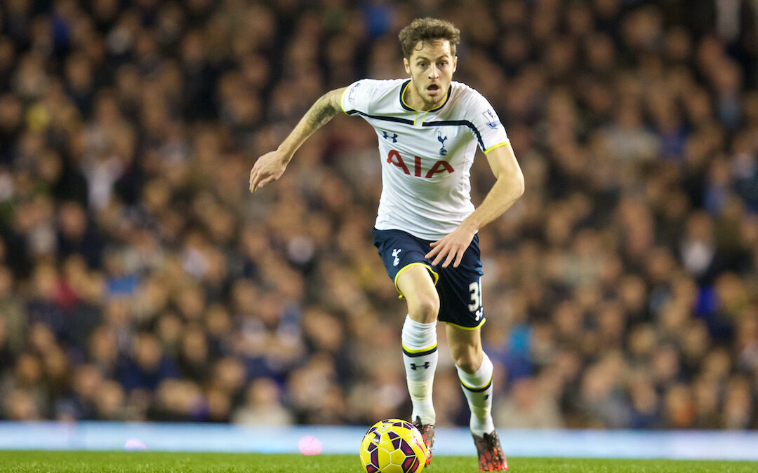 Tottenham Hotspur's Ryan Mason in action against Liverpool during the Premier League match at White Hart Lane.