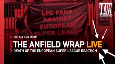 Neil Atkinson, John Gibbons, Gareth Roberts and Craig Hannan reacted live on video last night as the European Super League crumbled...