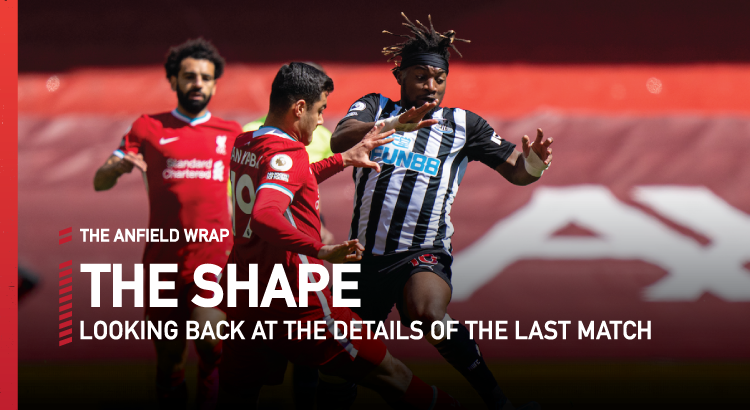 Liverpool 1 Newcastle United 1 | The Shape