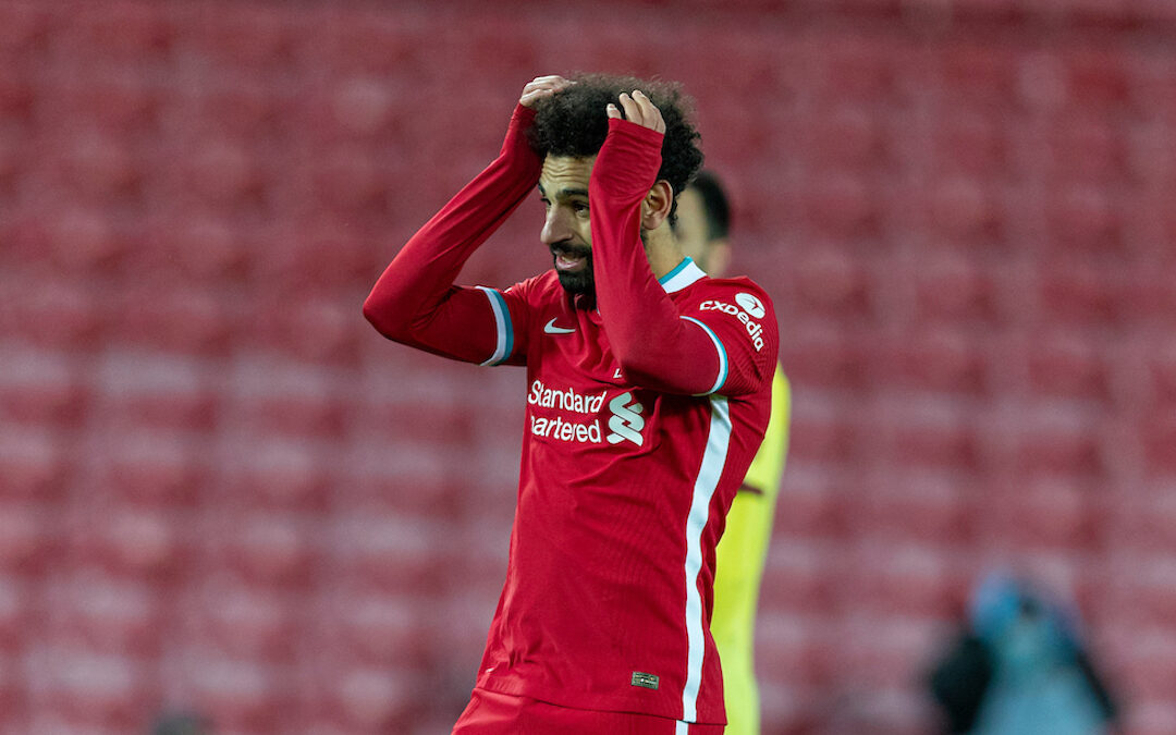 Liverpool's Mohamed Salah during the FA Premier League match between Liverpool FC and Burnley FC