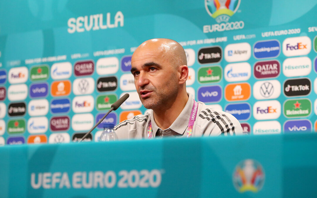 Former Everton manager Roberto Martinez at EURO 2020 with Belgium