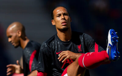 Virgil van Dijk during Liverpool FC's pre-season