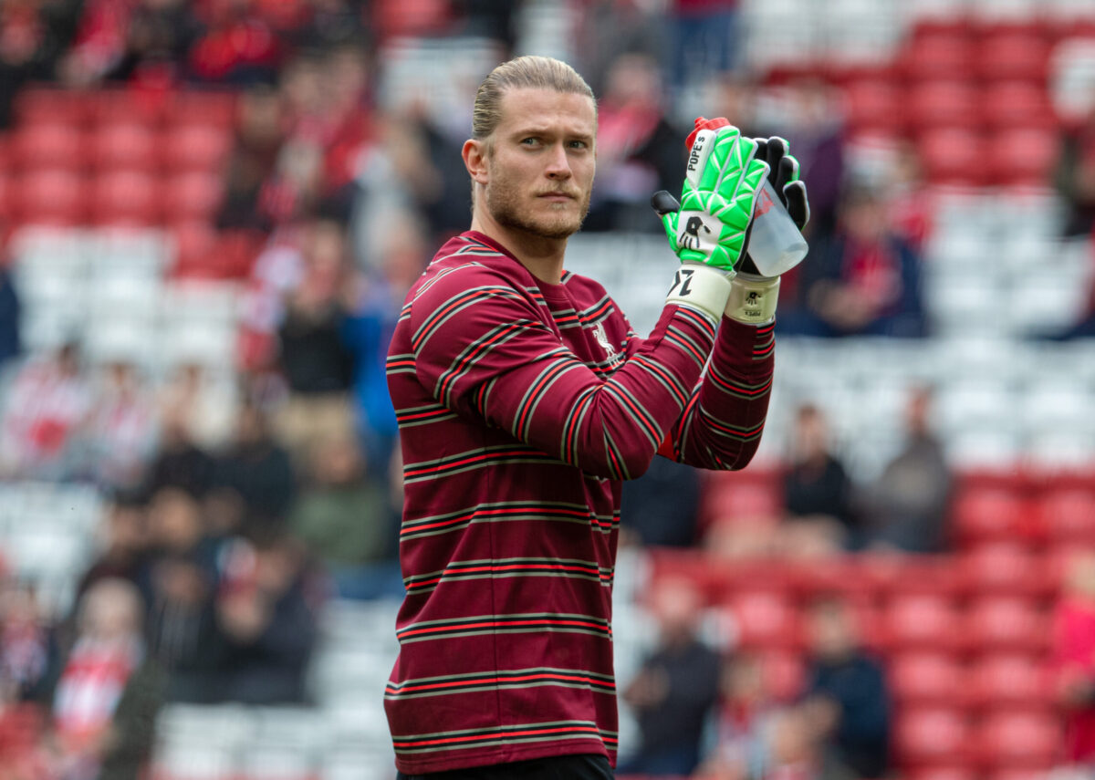 Loris Karius of Liverpool during pre-season