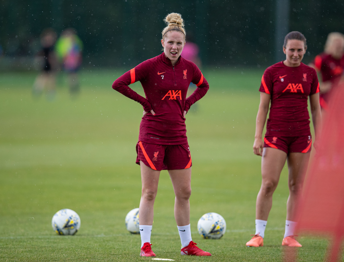 Liverpool's Missy Bo Kearns during a training session at The Campus as the team prepare for the start of the new 2021/22 season