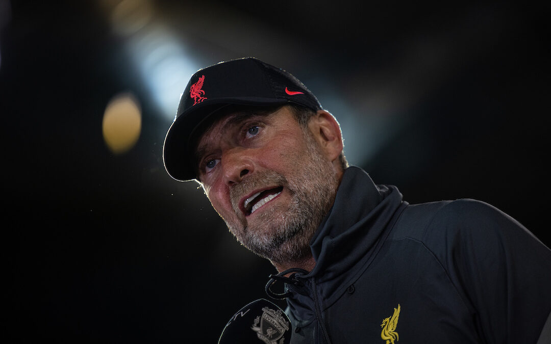 Norwich City v Liverpool: Team Talk