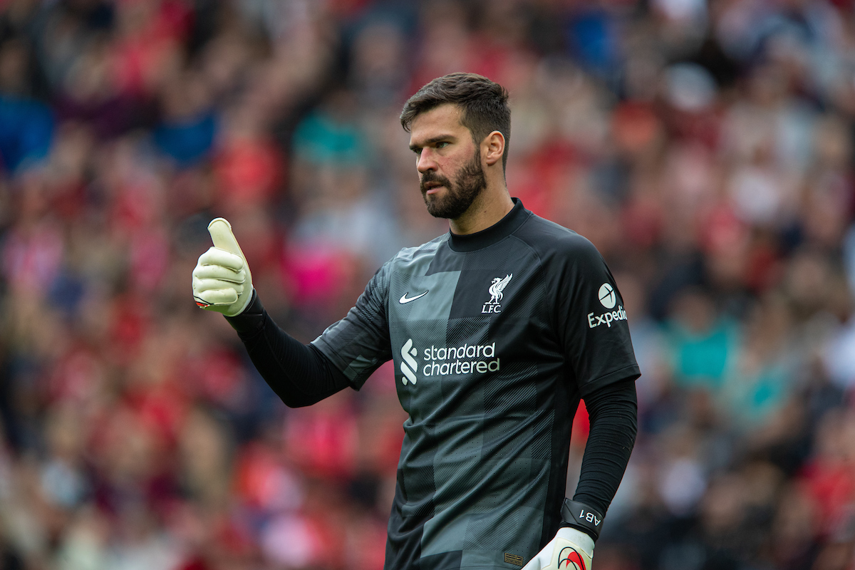 Liverpool's goalkeeper Alisson Becker