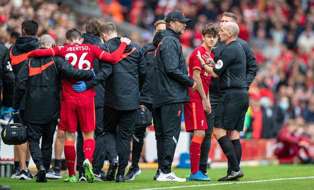 LFC Academy star Owen Beck replaces Andy Robertson