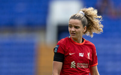Leanne Kiernan during the FA Women’s Championship game between Liverpool FC Women and London City Lionesses FC at Prenton Park