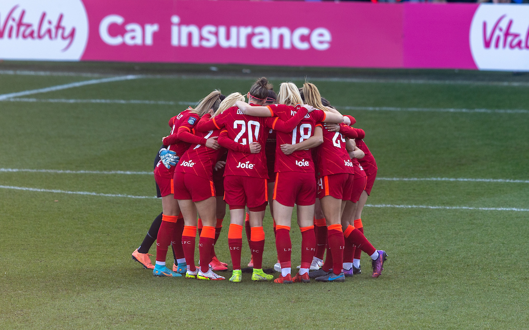 Football Women’s FA Cup 5th Round Liverpool FC Women v Arsenal FC Women The Anfield Wrap