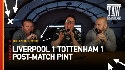 Liverpool 1 Tottenham Hotspur 1 | Post-Match Pint