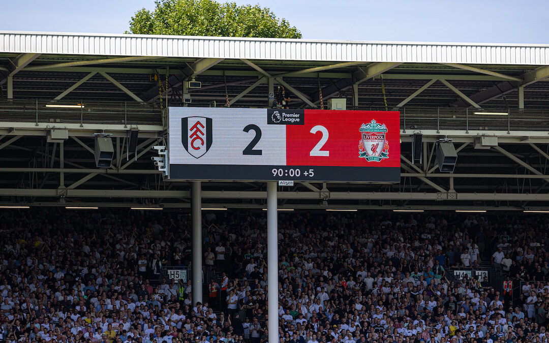 Liverpool Must Learn From Their Fulham Failures Fast