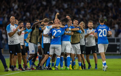 Napoli Celebrates During Champions League