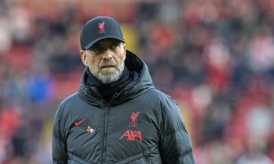 Liverpool's manager Jürgen Klopp befopre the FA Premier League match between Liverpool FC and Southampton FC at Anfield