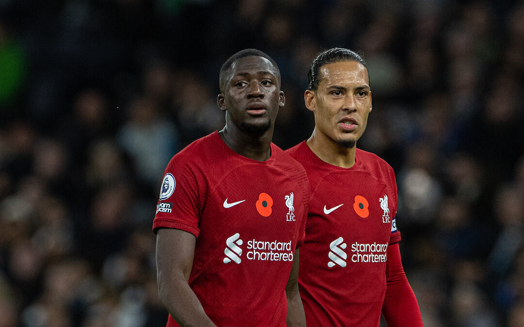 Ibrahima Konaté Konate and Virgil van Dijk vs Tottenham Premier League 2022