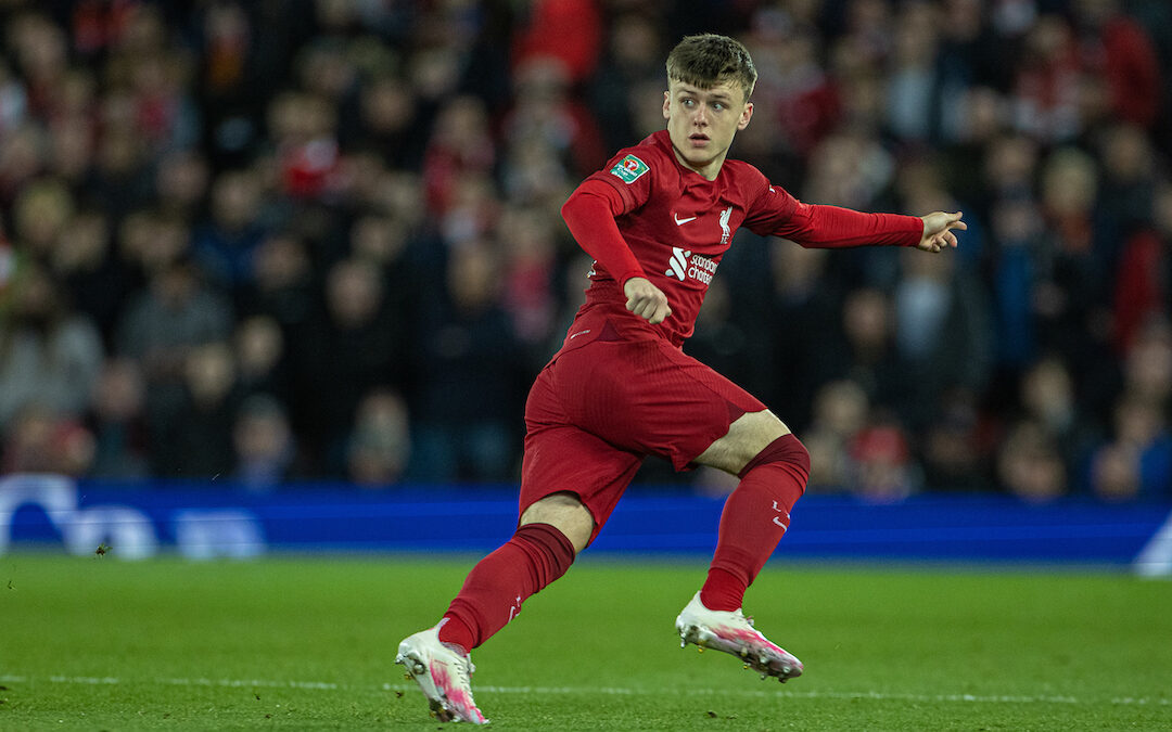 Ben Doak Debut for Liverpool FC vs Derby League Cup