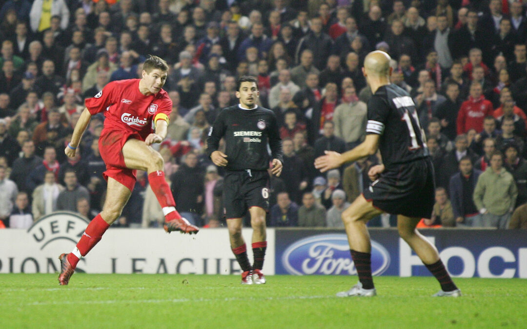 Liverpool 3 Olympiakos 1 - 2005: On This Day