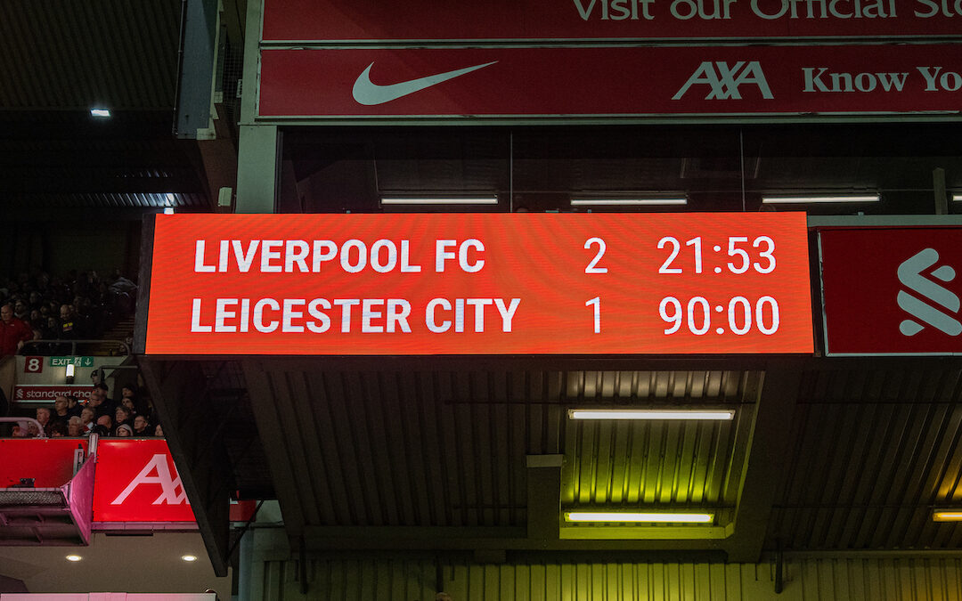 Liverpool 2 Leicester City 1: The Review