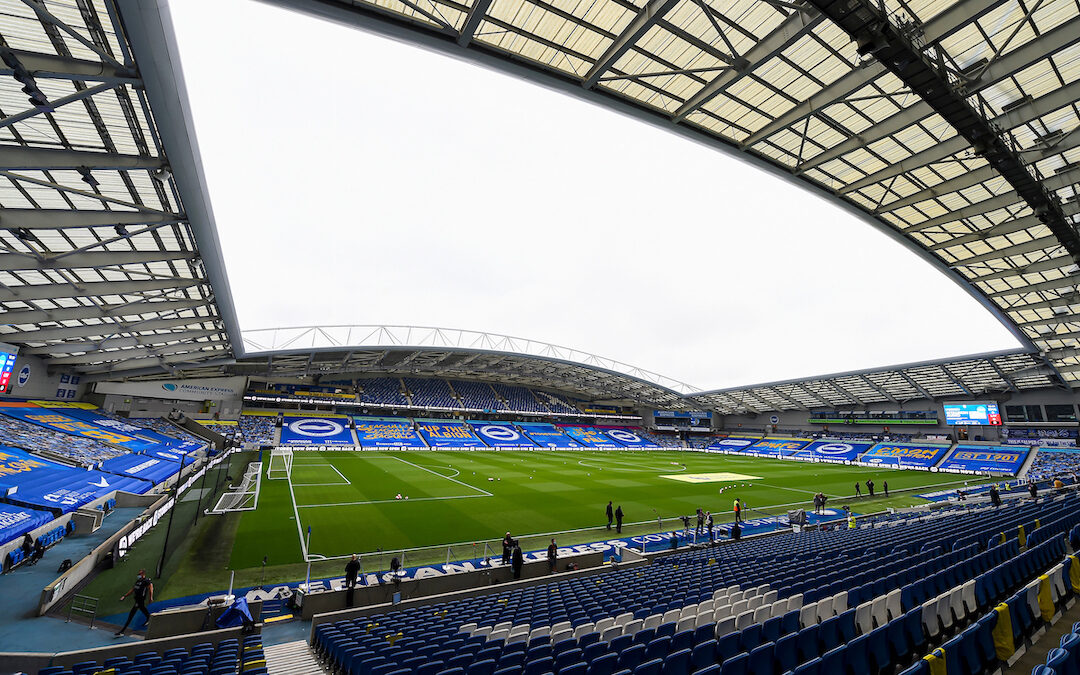 Brighton & Hove Albion v Liverpool: Pre-Match Warmup