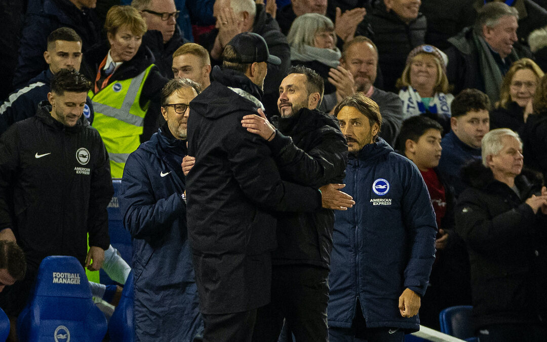 Brighton & Hove Albion v Liverpool: TAW Live