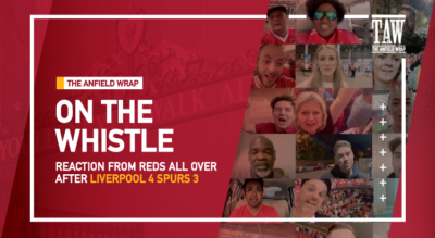 Liverpool 4 Tottenham Hotspur 3 | On The Whistle