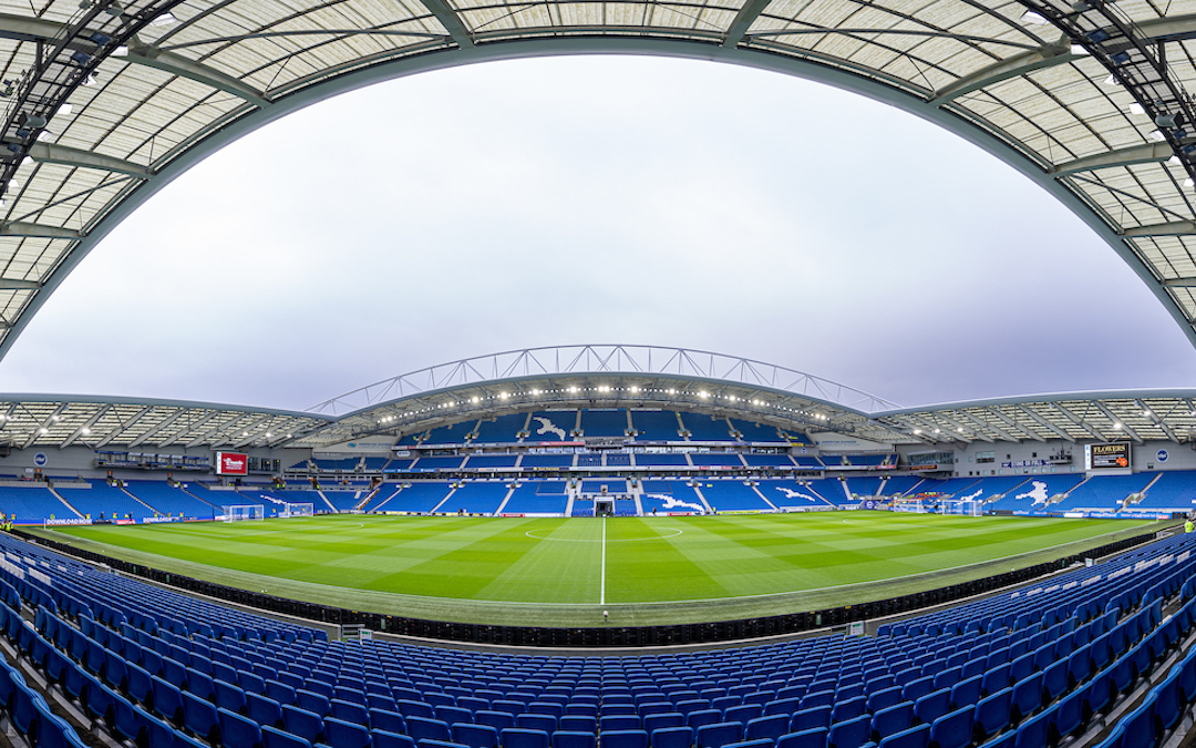 Brighton & Hove Albion v Liverpool: Pre-Match Warmup