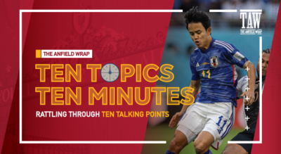 Rattling through 10 topics in 10 minutes handpicked by you, including Takefusa Kubo amid reports linking him with a move to Liverpool. Josh Sexton is joined by Neil Atkinson...